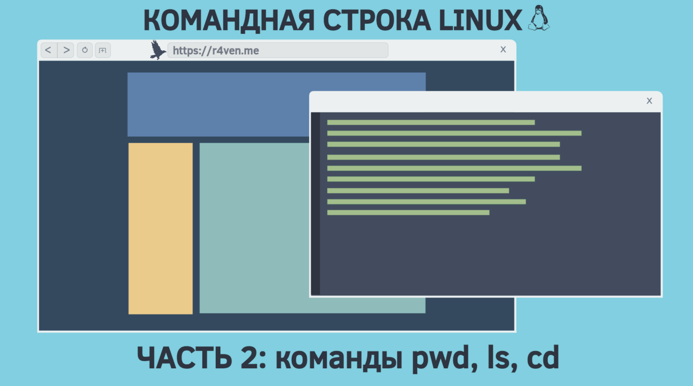 Командная строка Linux, навигация в системе и просмотр директорий: команды pwd, ls, cd