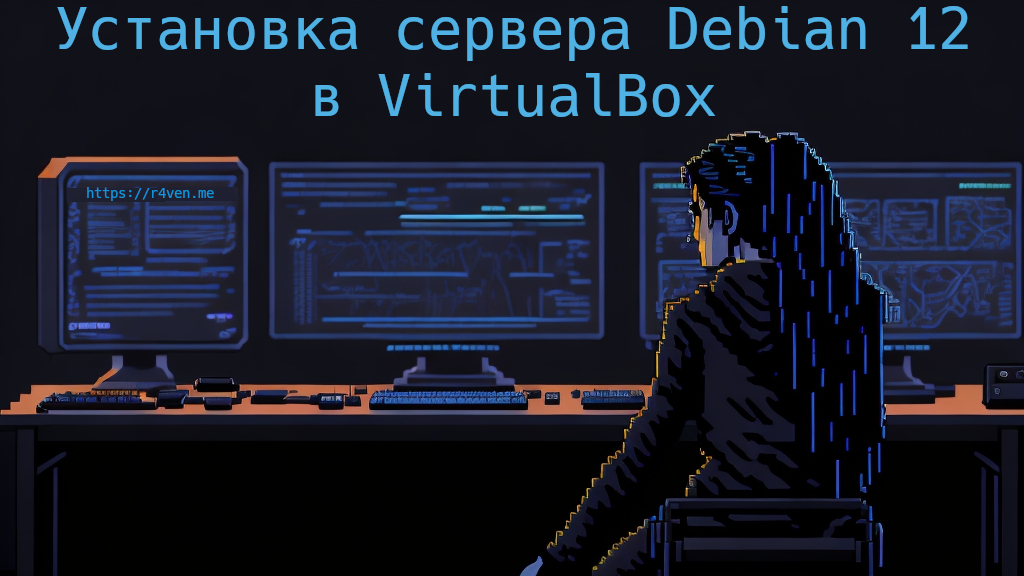 Установка сервера Debian 12 в VirtualBox