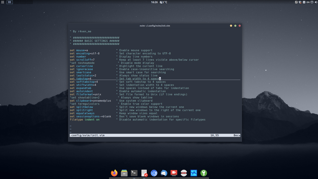 Neovim - конфигурация редактора: базовая настройка